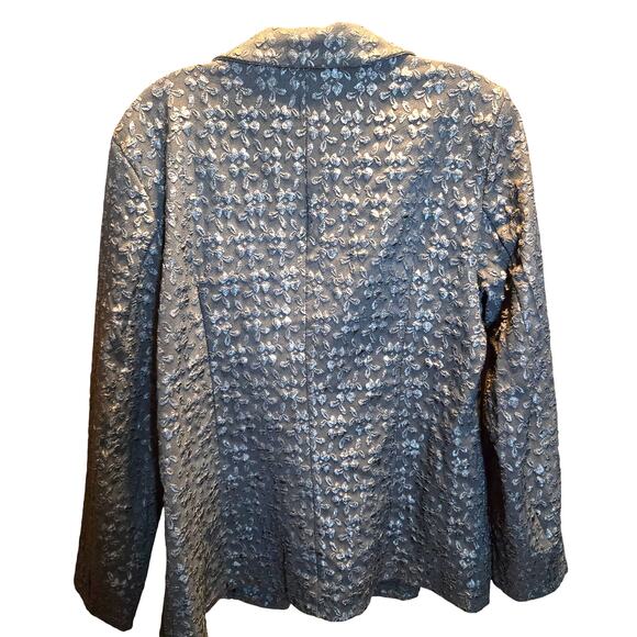 Shein XL Black Women's Blazer Jacket Suit Coat Misses Size 16 18 Extra Large - Picture 5 of 6